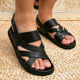 Vincent | Men's Sandals with Buckle Closure and Thick Sole