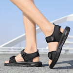 Men's Sandals with Hook Closure and EVA Sole