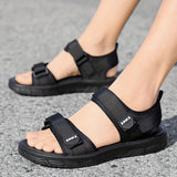 Men's Sandals with Hook Closure and EVA Sole