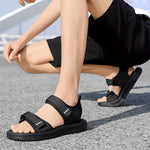 Men's Sandals with Hook Closure and EVA Sole