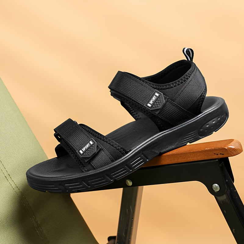 Men's Sandals with Hook Closure and EVA Sole