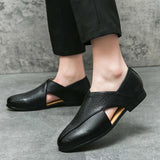 Frederick | Men's Sandals with Leather Upper and Cushioned Footbed