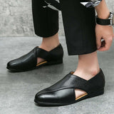 Frederick | Men's Sandals with Leather Upper and Cushioned Footbed