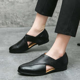 Frederick | Men's Sandals with Leather Upper and Cushioned Footbed
