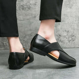 Frederick | Men's Sandals with Leather Upper and Cushioned Footbed