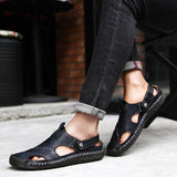Men's Sandals with Open Toe and Cushioned Footbed