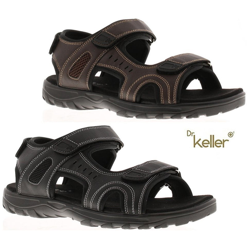 Men's Sandals with PU Upper and Fabric Insole