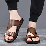 Men's Sandals with Slip On Design and PU Sole
