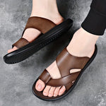 Men's Sandals with Slip On Design and PU Sole