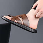 Men's Sandals with Slip On Design and PU Sole