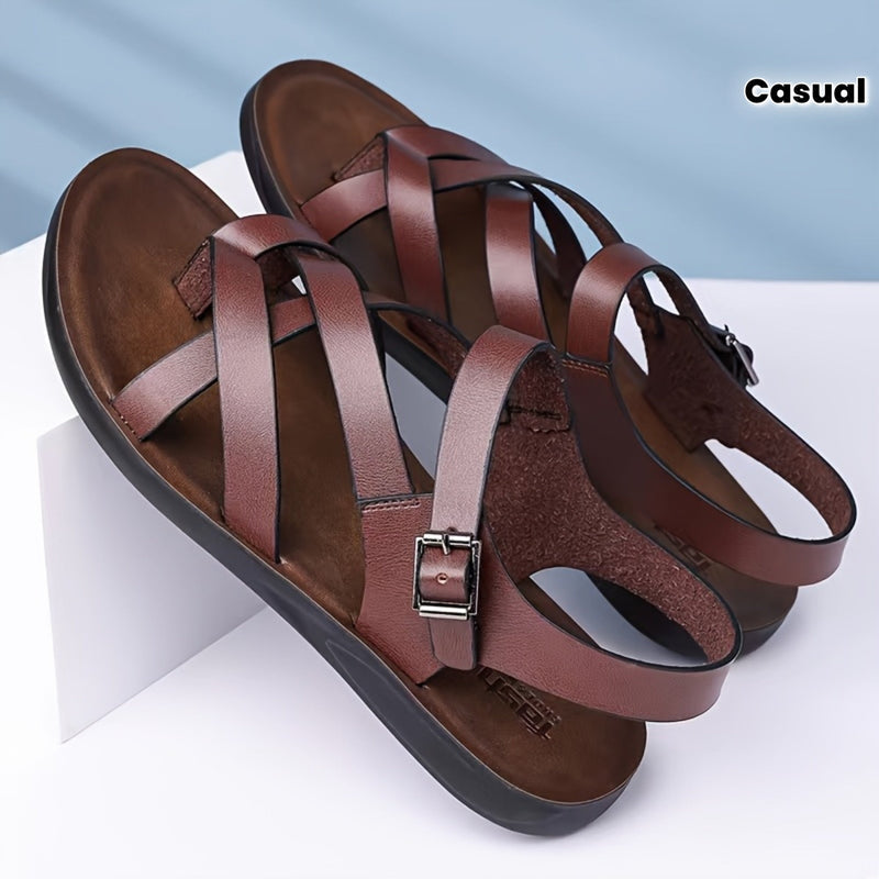 Bavane | Men's Sandals with Slip On Design and Round Toe