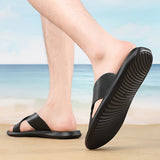 Men's Sandals with Slip On and Cushioned Insole