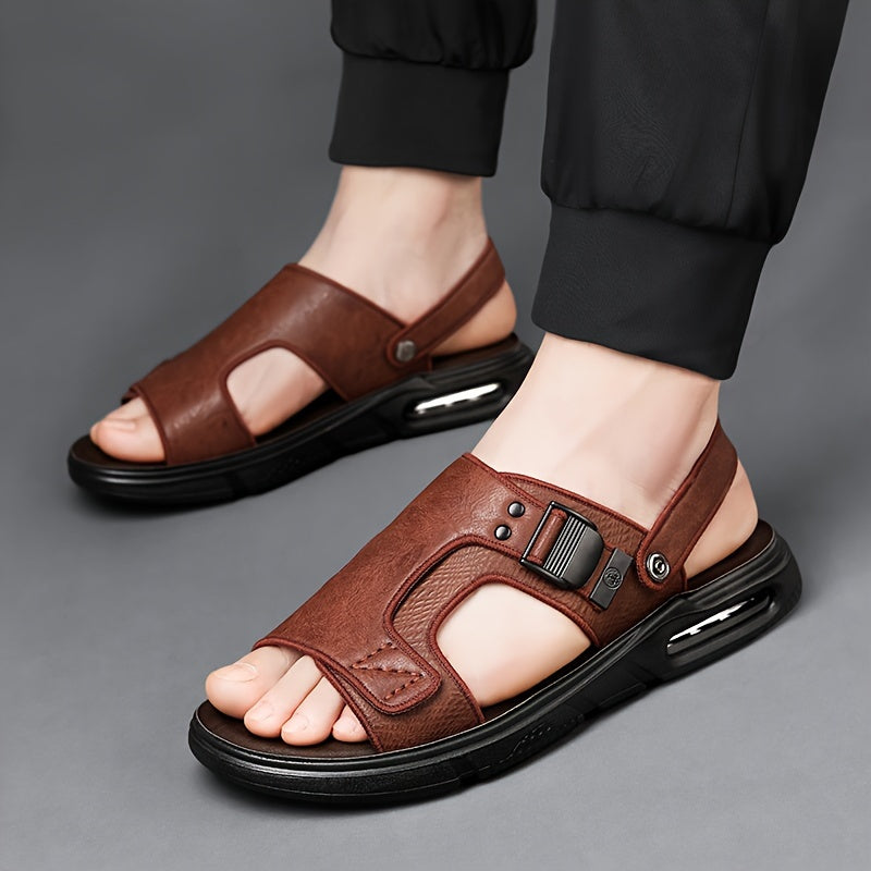 Men's Shoes with Slip On Design and Round Toe