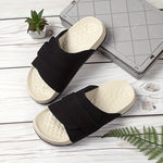 Men's Slippers with Hook and Loop Closure and EVA Sole