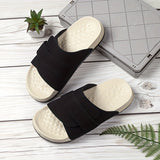 Men's Slippers with Hook and Loop Closure and EVA Sole