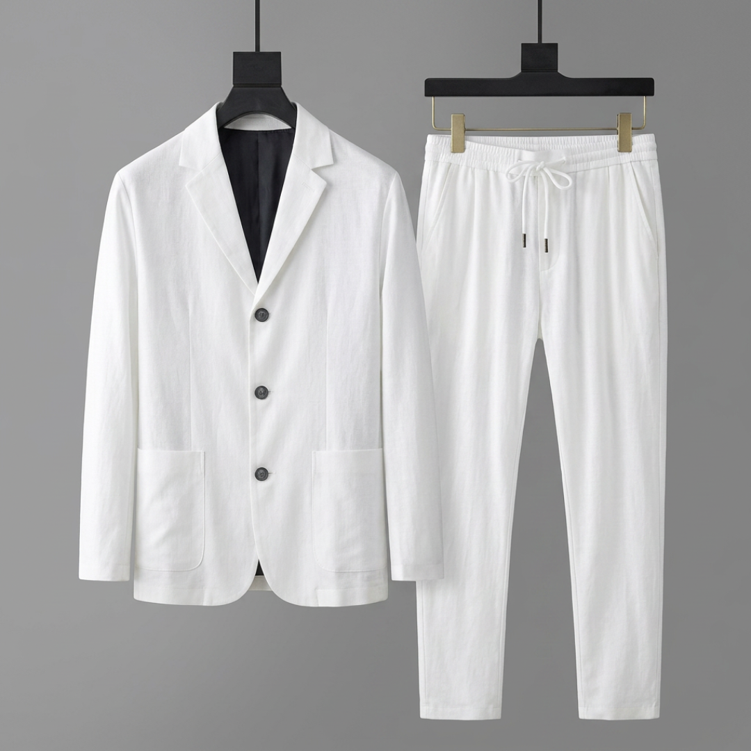 Bavane | Men's Suit Set  Blazer and Pants for Casual Occasions