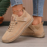 Women's Sneakers with Orthopedic Sole and Elastic Panels