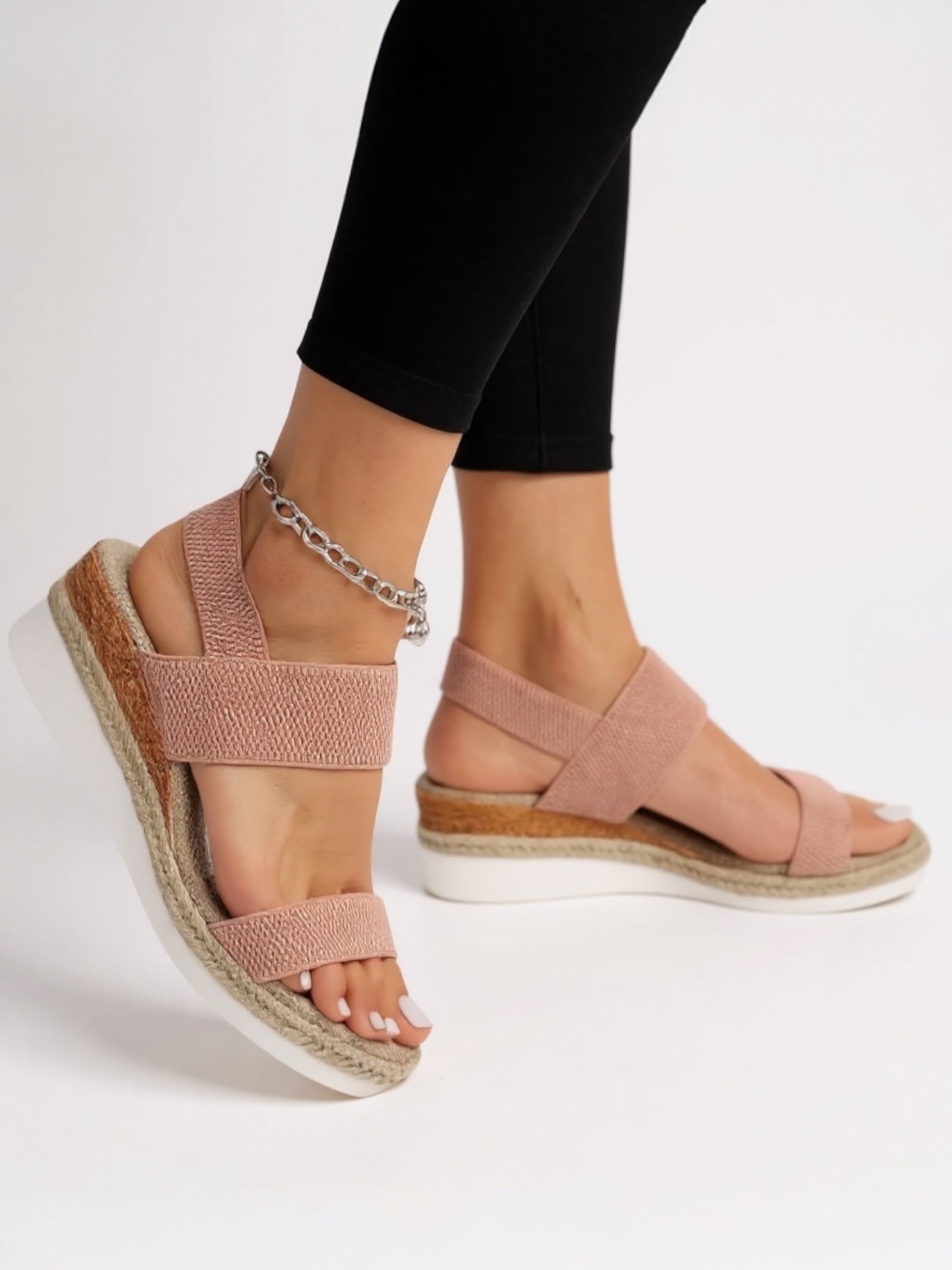 Women's Orthopedic Sandals with Platform Sole and Cushioned Insole