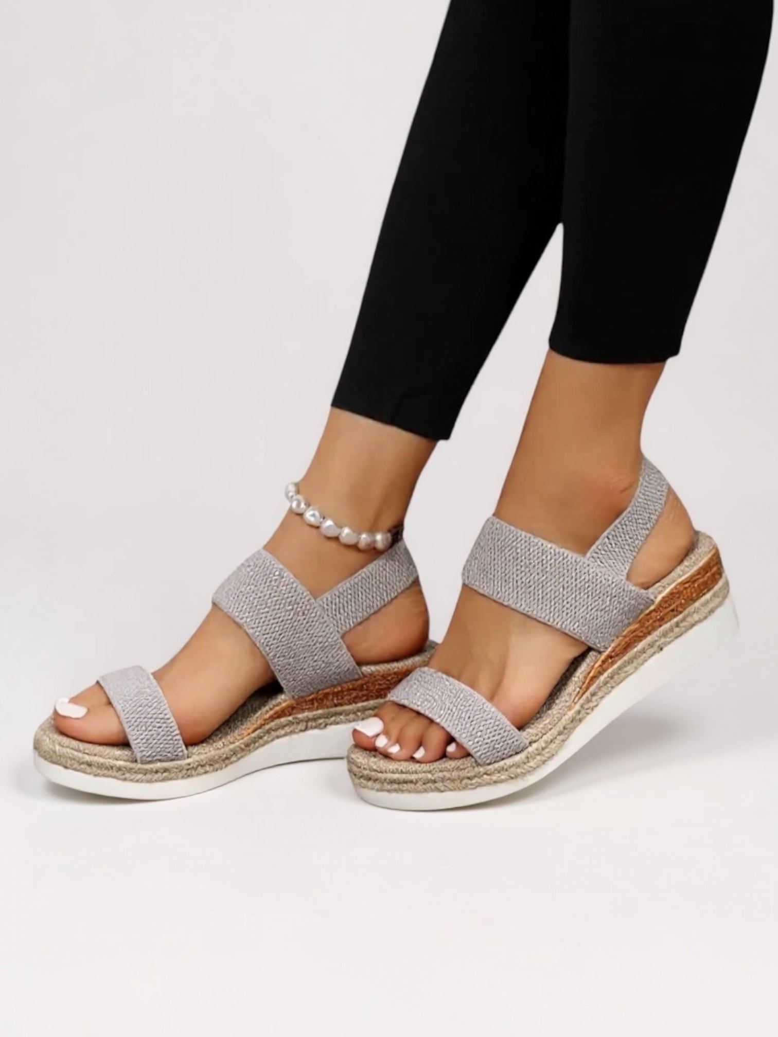 Women's Orthopedic Sandals with Platform Sole and Cushioned Insole