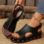 Womens Orthopedic Sandals with Platform Sole and Cushioned Footbed