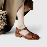 Women's Sandals with Mary Jane Strap and Cushioned Insole