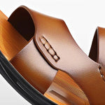 Women's Sandals with Vegan Leather Straps and Cushioned Insole