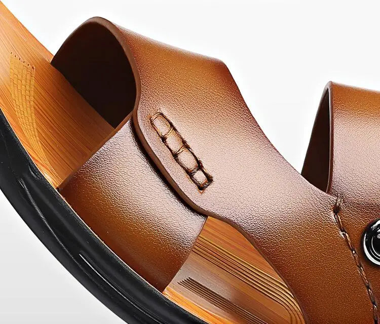Women's Sandals with Vegan Leather Straps and Cushioned Insole