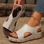 Womens Orthopedic Sandals with Platform Sole and Cushioned Footbed