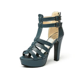 Women's Orthopedic Sandals with Platform Sole and Wide Straps