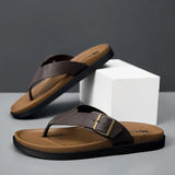 Women's Sandals with Vegan Leather Upper and Textured Outsole