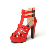 Women's Orthopedic Sandals with Platform Sole and Wide Straps