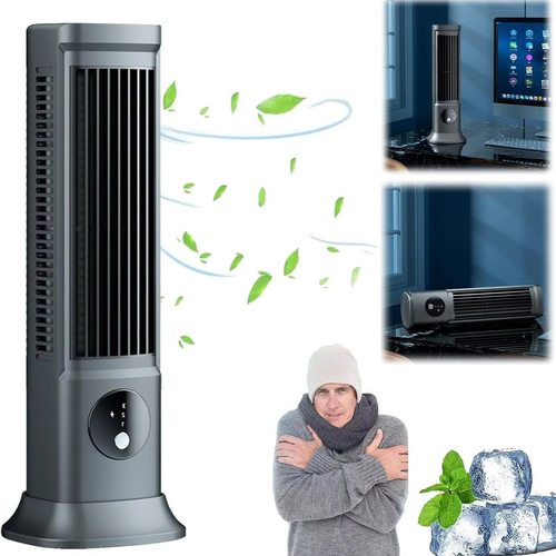 2024 Portable Air Conditioner with 3-Speed Cooling Fan for Bedroom and Office – Quiet & Compact