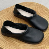 Women's Flats with Vegan Leather Upper and Cushioned Insole