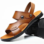 Women's Sandals with Vegan Leather Straps and Cushioned Insole
