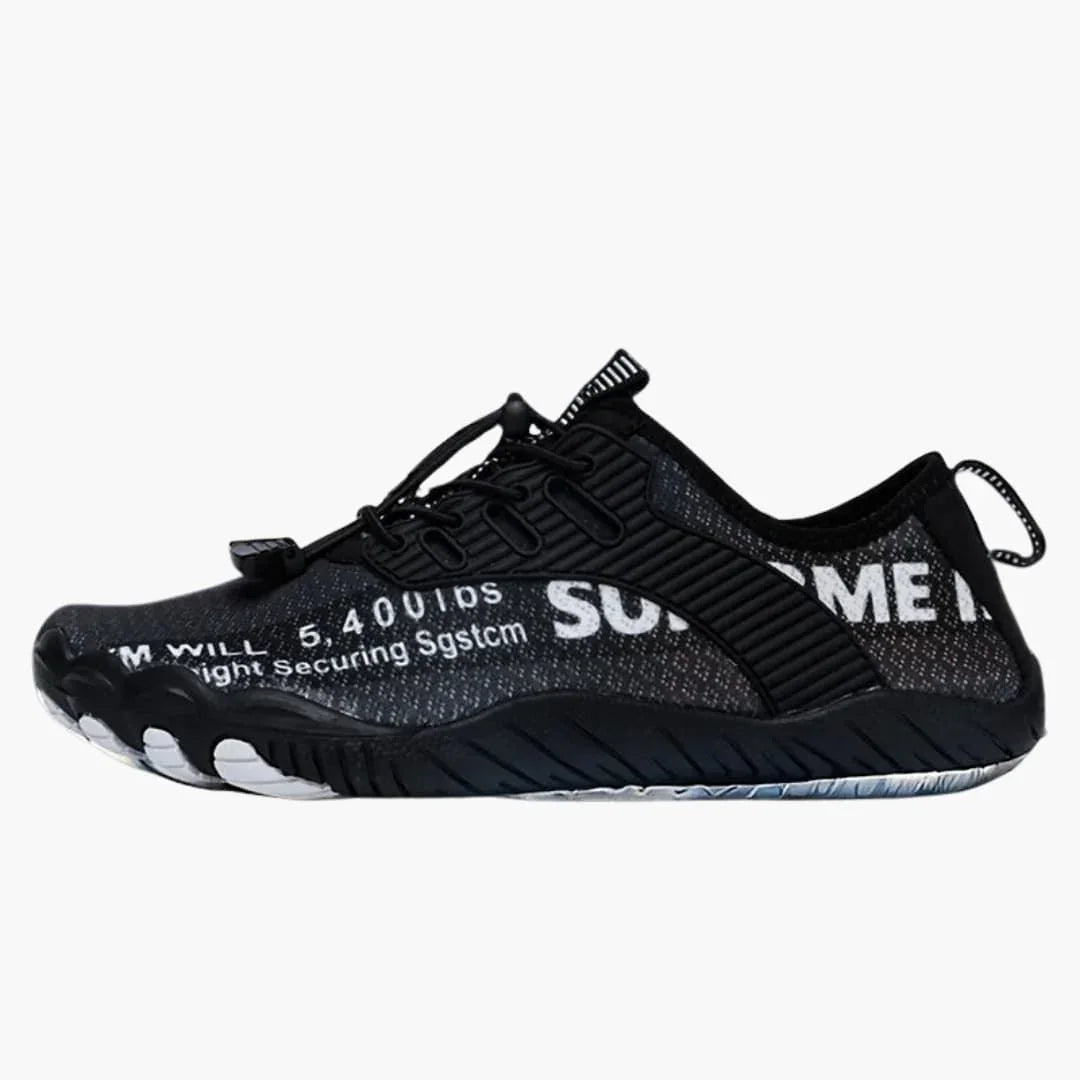 Unisex Barefoot Shoes with Mesh Upper and Rubber Sole