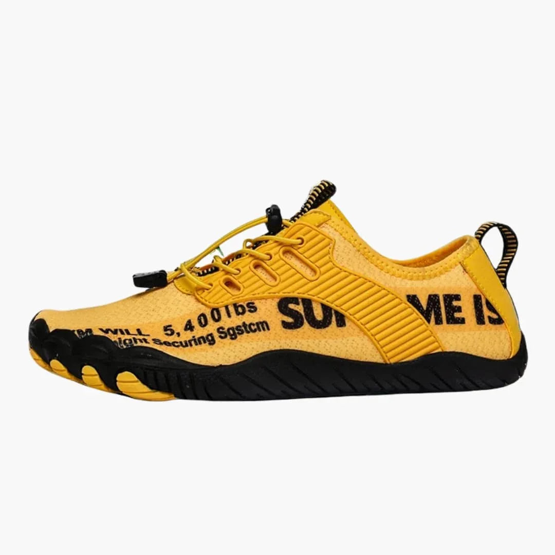 Unisex Barefoot Shoes with Mesh Upper and Rubber Sole