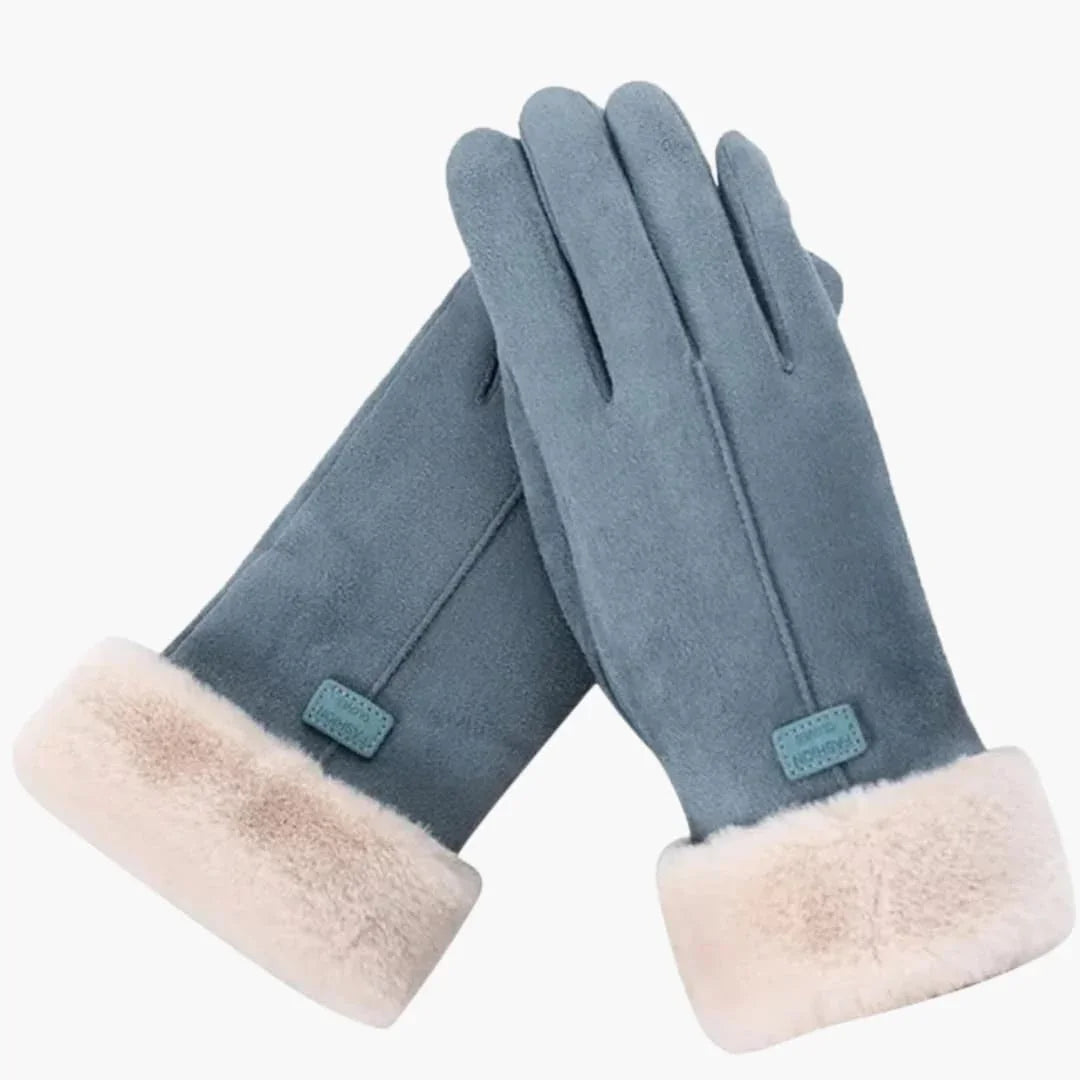 Bavane | Unisex Fleece Gloves with Touch Function and Elastic Cuffs