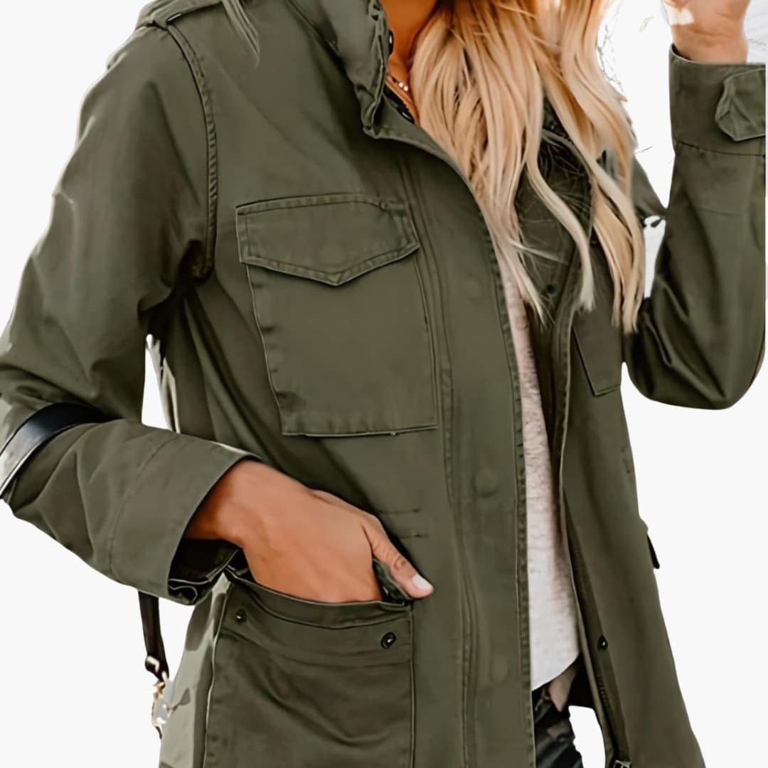 Transitional Jacket with Pockets for Women