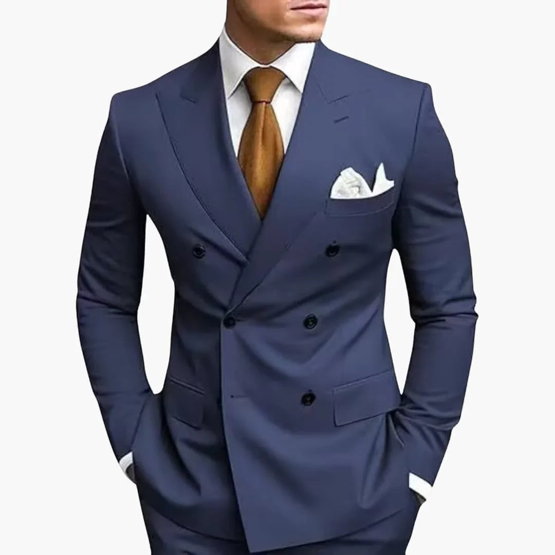 Bavane | Men's Suit with Six Buttons Made from Lightweight Fabric