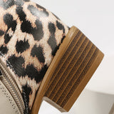 Women's Boots with Side Zipper and Low Heel