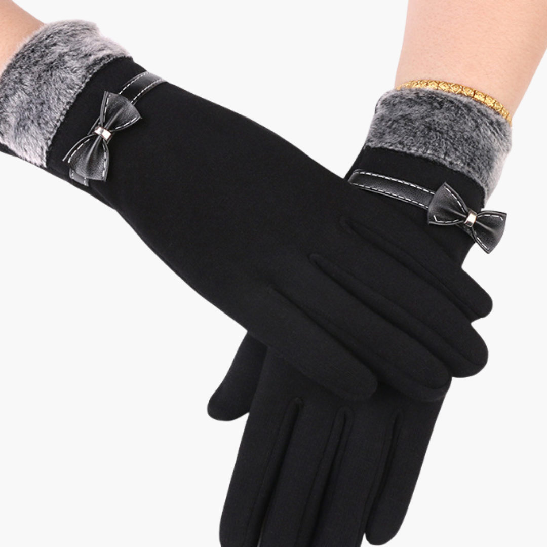 Bavane | Women's Gloves with Touchscreen Function and Simple Cuff
