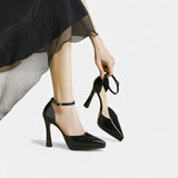 Nola | Women's Heels with Ankle Strap and Block Heel