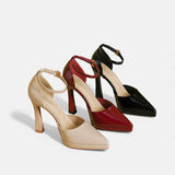 Nola | Women's Heels with Ankle Strap and Block Heel