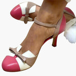 Women's Heels with Cushioned Sole and Slip-On Design