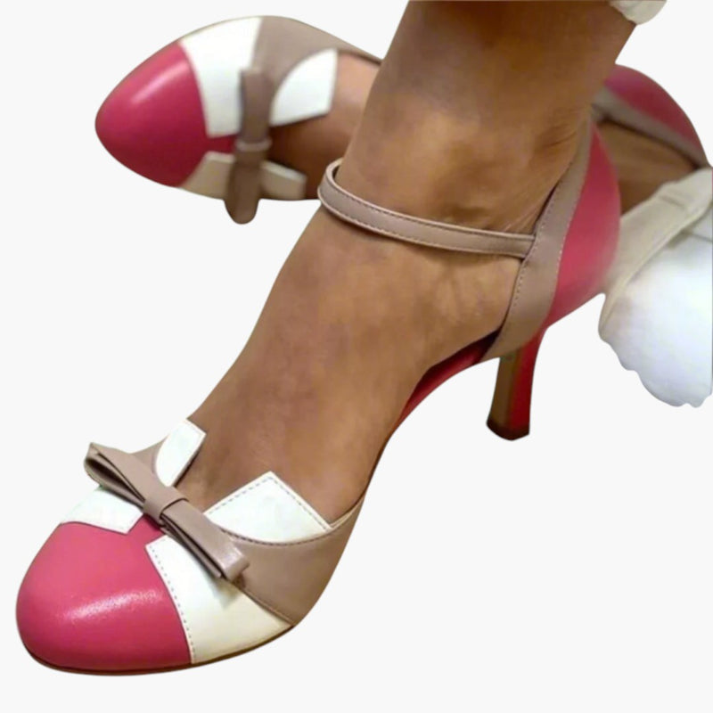 Women's Heels with Cushioned Sole and Slip-On Design