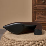 Women's Heels with Pointed Toe and Block Heel