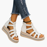 Rylee | Women's Orthopedic Sandals with Adjustable Straps and Rhinestone Detail