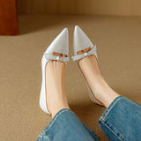 Marisol | Women's Pumps with Pointed Toe and Flared Heel