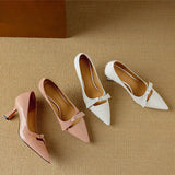 Marisol | Women's Pumps with Pointed Toe and Flared Heel