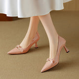 Marisol | Women's Pumps with Pointed Toe and Flared Heel